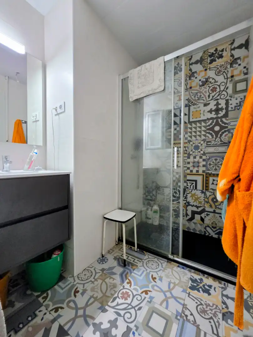 Bathroom of Attic for sale in Barcelona  with Terrace, Furnished and Oven