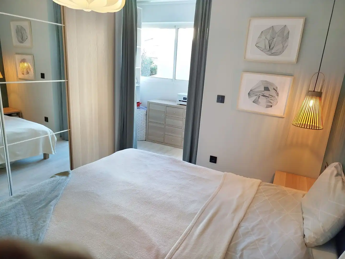 Dormitori de Apartament en venda en Mijas amb Aire condicionat i Terrassa