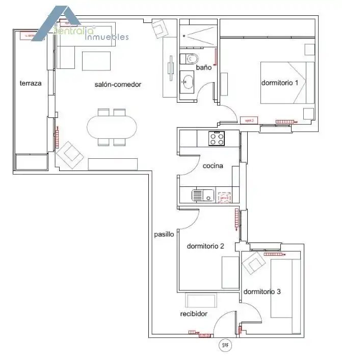 Flat for sale in Zaragoza  with Air Conditioner, Heating and Terrace
