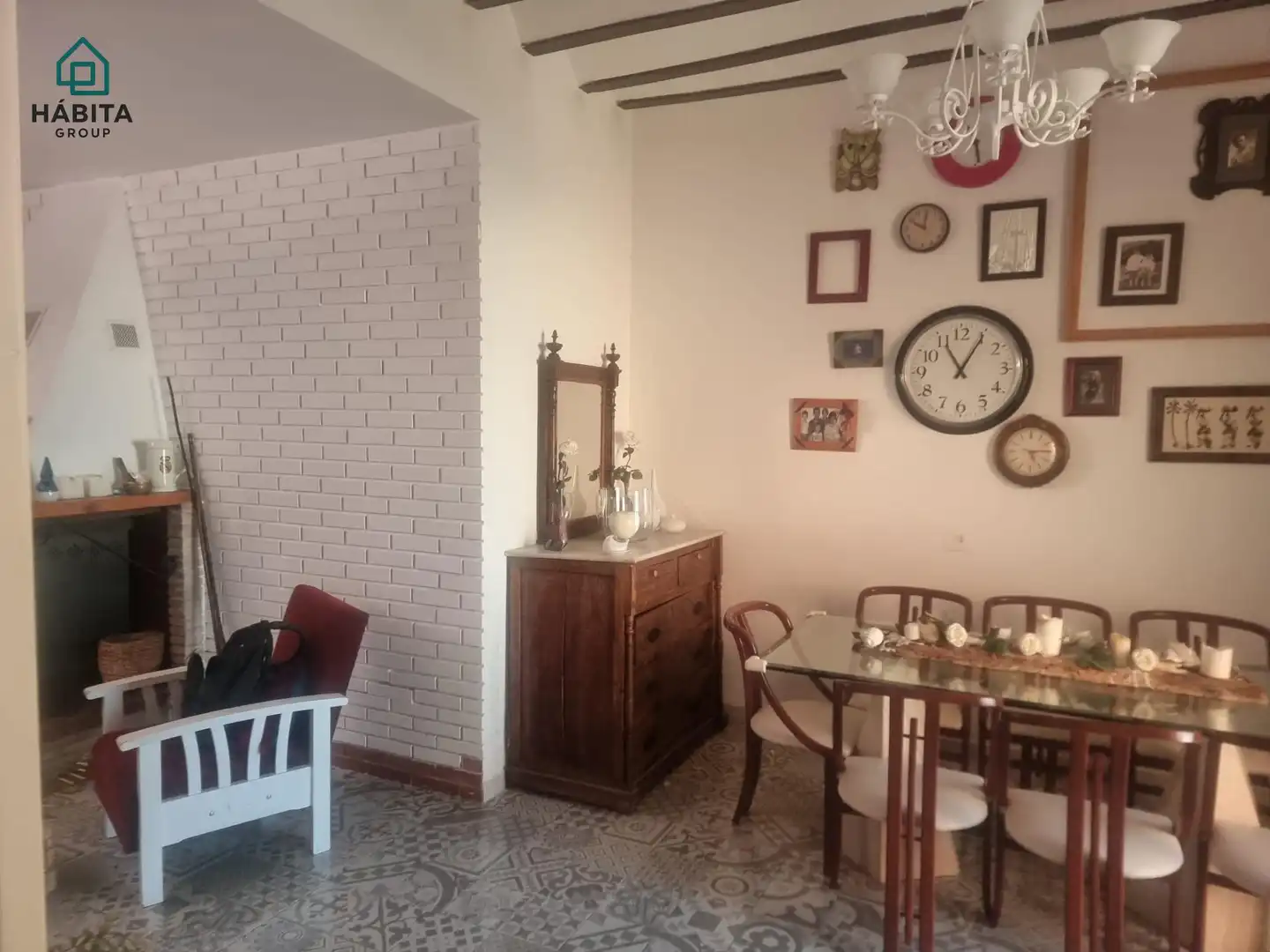 Menjador de Casa adosada en venda en Lorca amb Terrassa