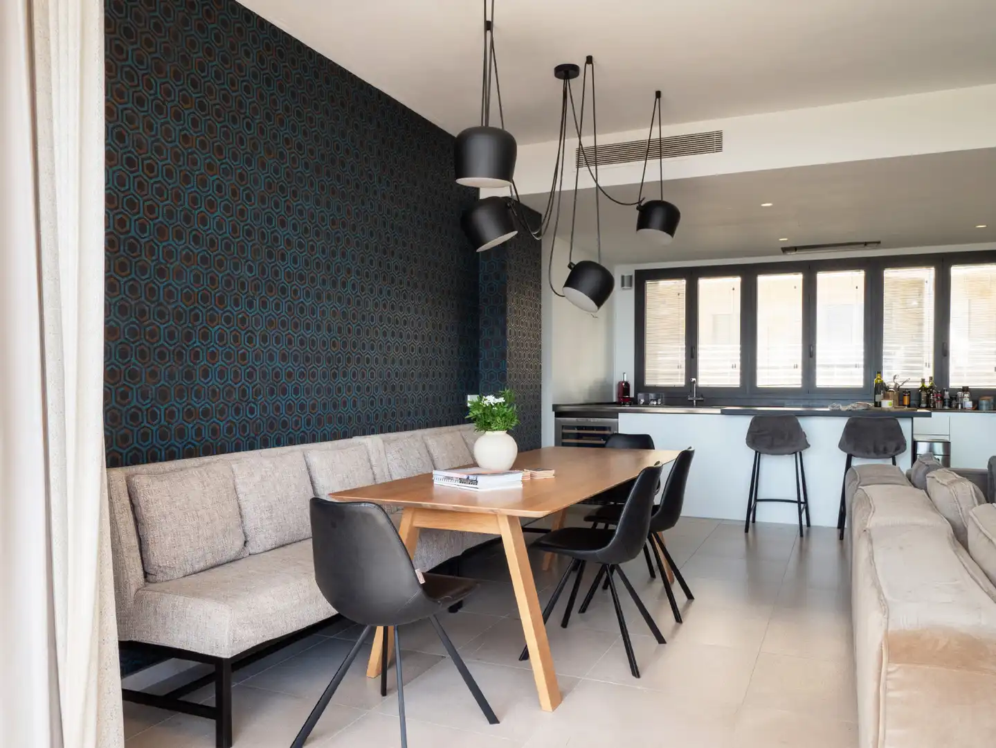 Comedor de Apartamento en venta en  Palma de Mallorca con Aire acondicionado, Terraza y Trastero