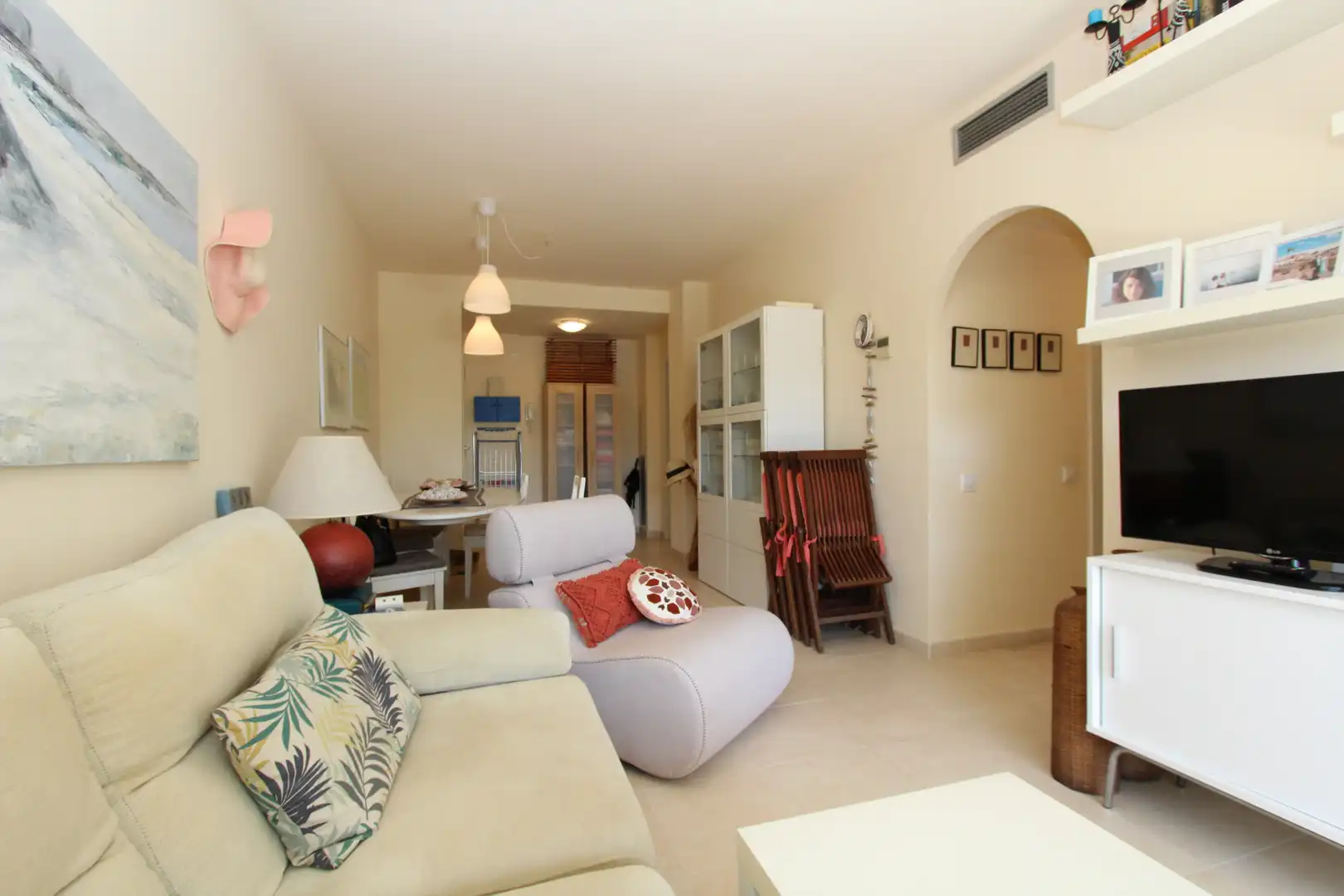 Living room of Flat for sale in Mont-roig del Camp  with Air Conditioner, Heating and Terrace