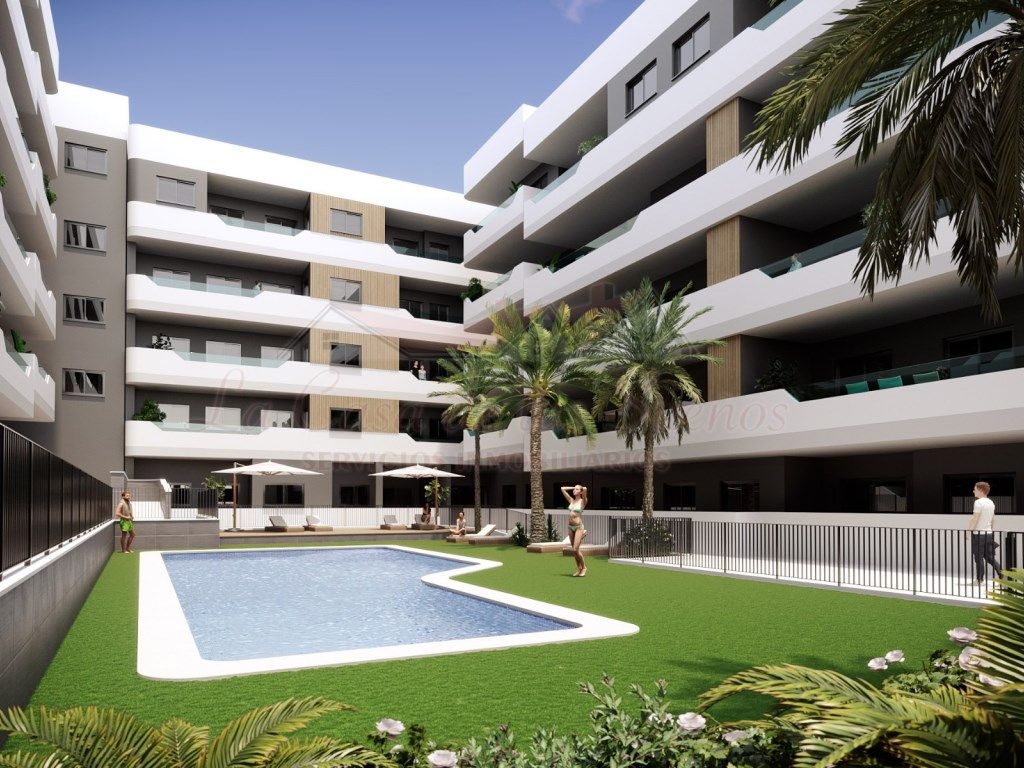 Piscina de Apartament en venda en Santa Pola amb Jardí privat, Terrassa i Piscina