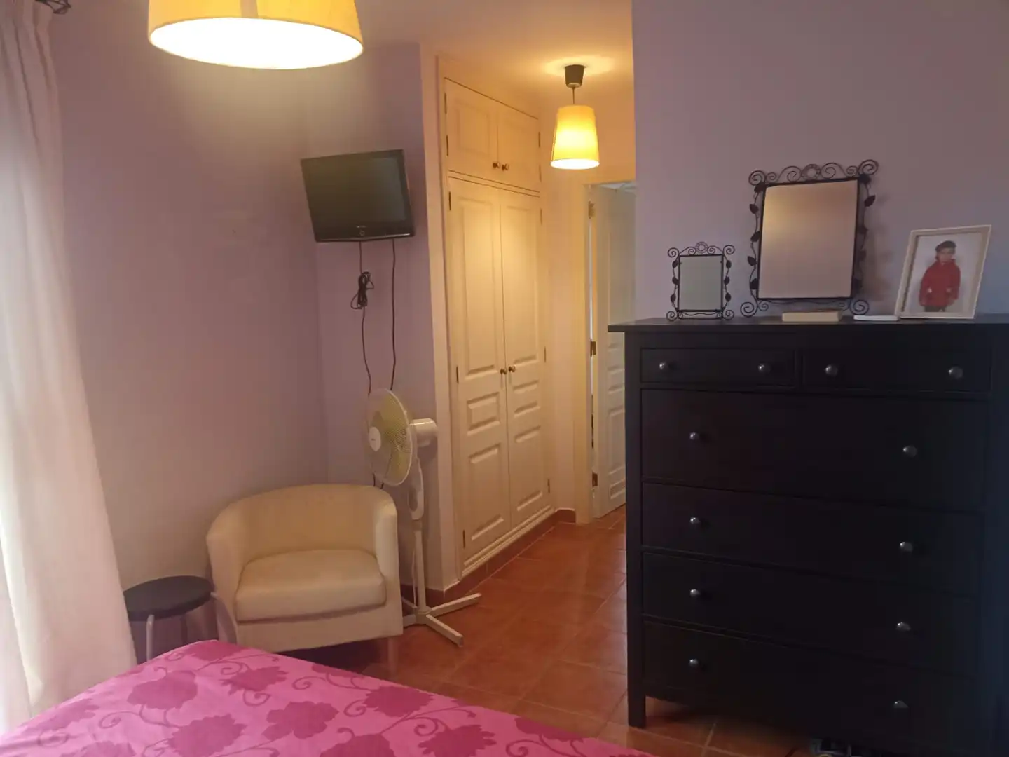 Schlafzimmer von Maisonette zum Verkauf in Santa Úrsula mit Privatgarten, Möbliert und Ofen