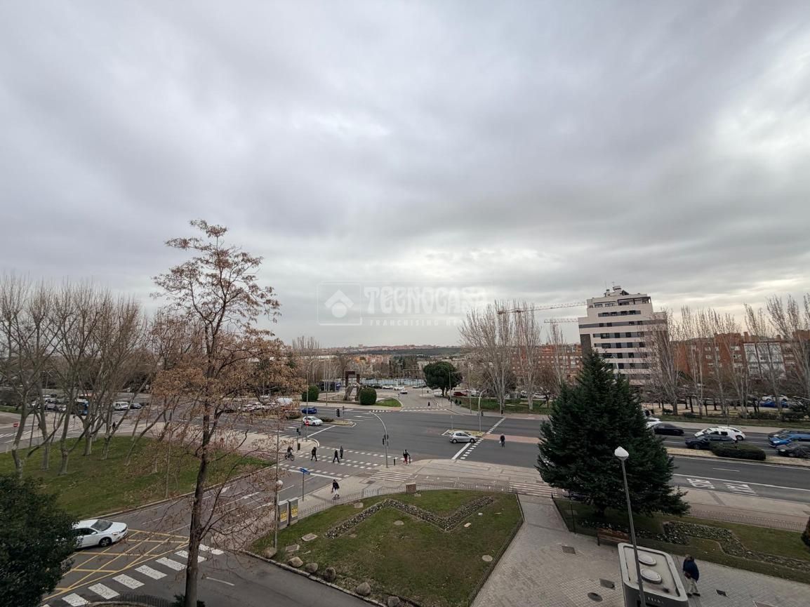 Exterior view of Flat for sale in  Madrid Capital  with Heating, Parquet flooring and Terrace