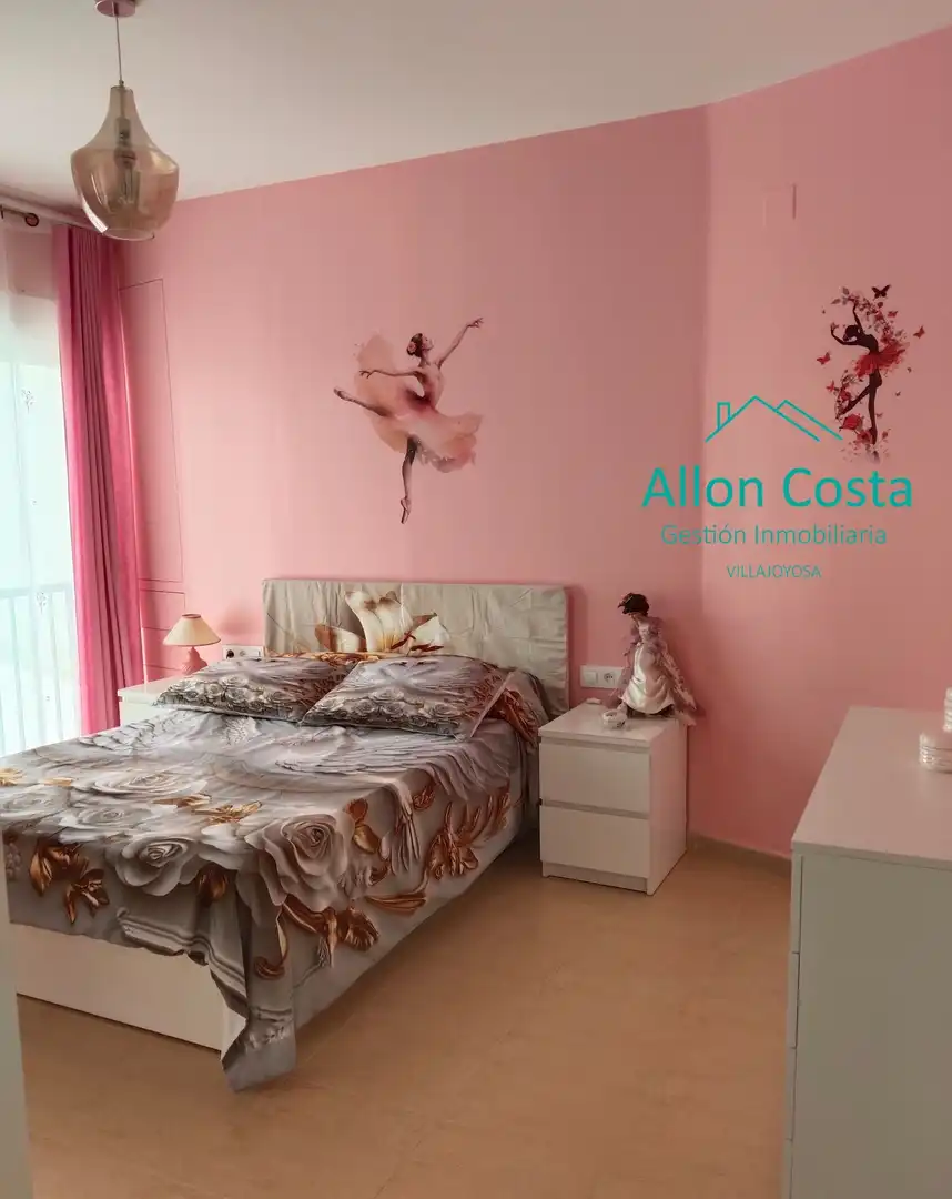 Bedroom of Flat for rent in Altea  with Air Conditioner, Terrace and Furnished