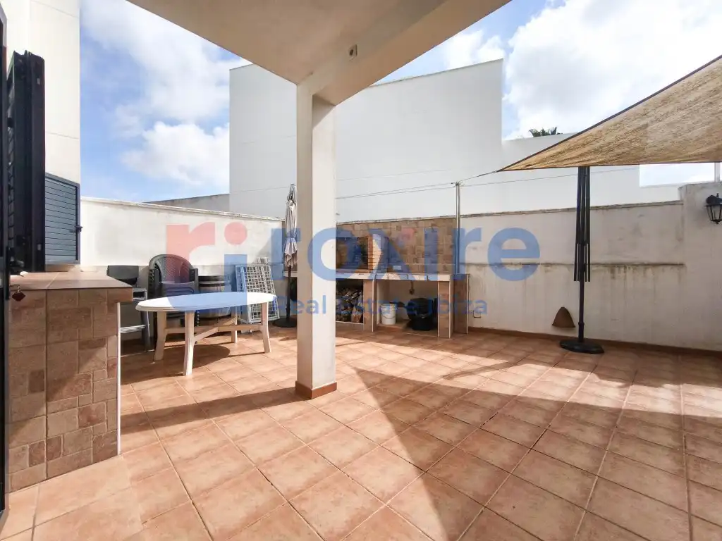 Terrassa de Casa adosada en venda en Sant Josep de sa Talaia amb Aire condicionat, Terrassa i Piscina