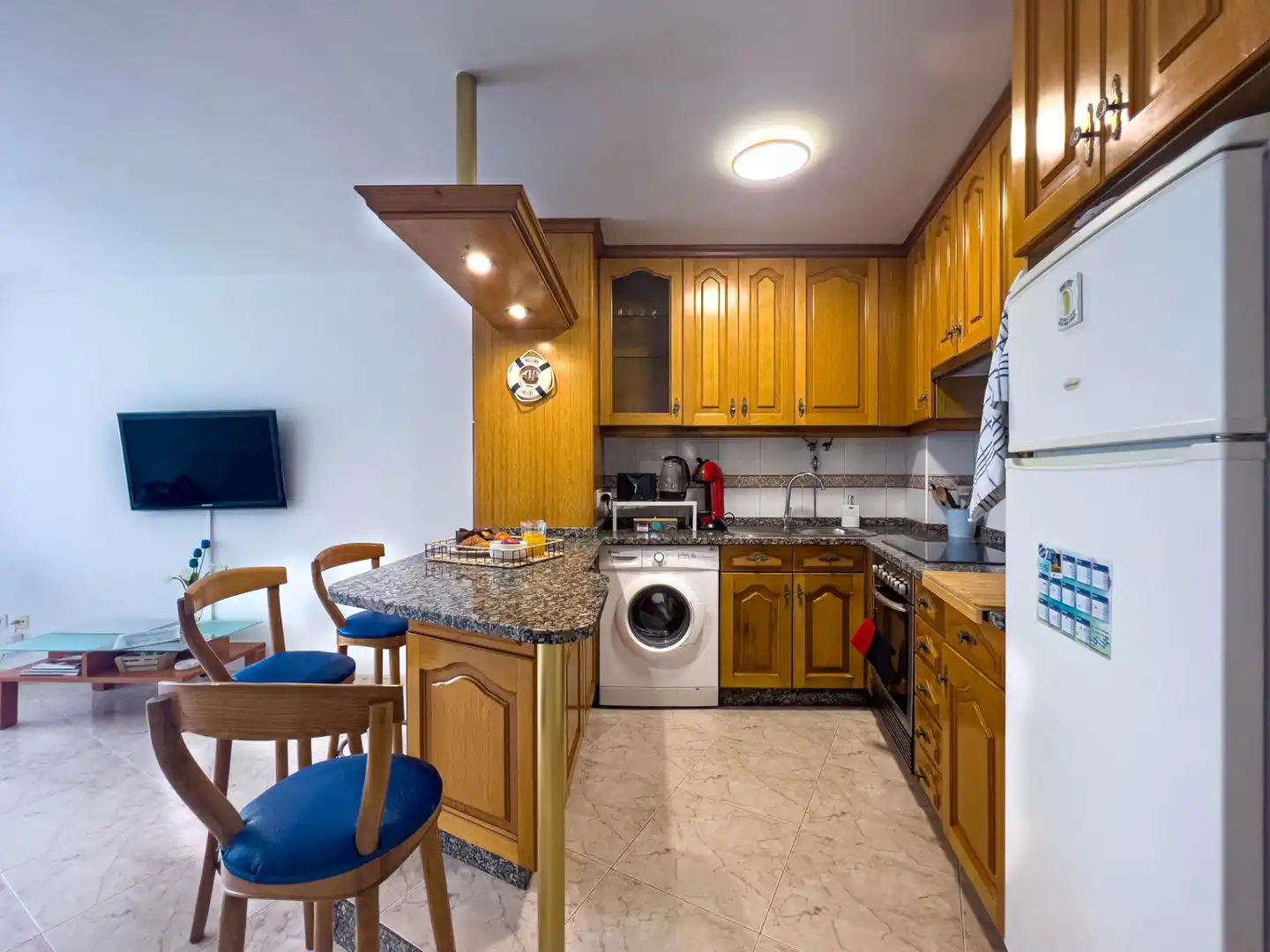 Küche von Wohnung zur Miete in O Grove   mit Heizung