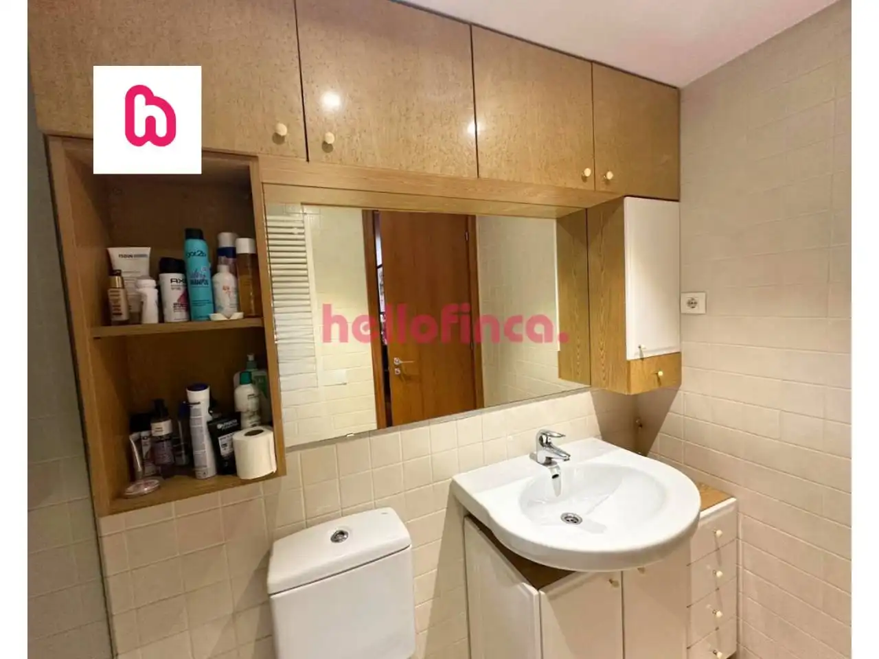Badezimmer von Maisonette zum Verkauf in Badalona mit Heizung, Parkett und Terrasse