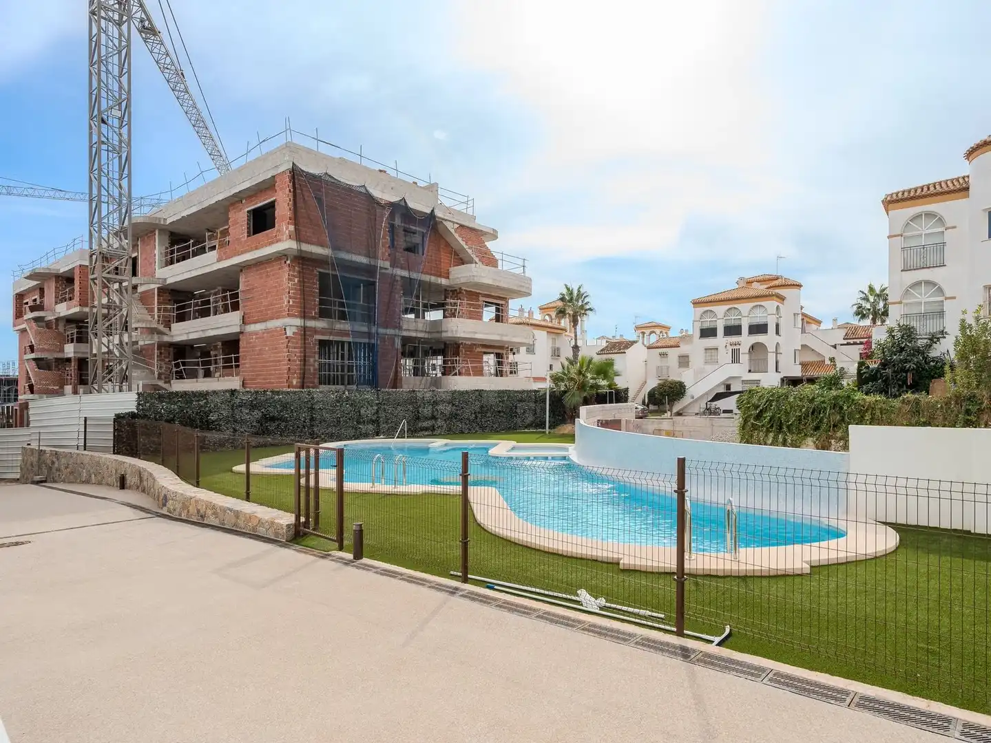 Swimming pool of Flat for sale in Orihuela  with Air Conditioner, Terrace and Furnished