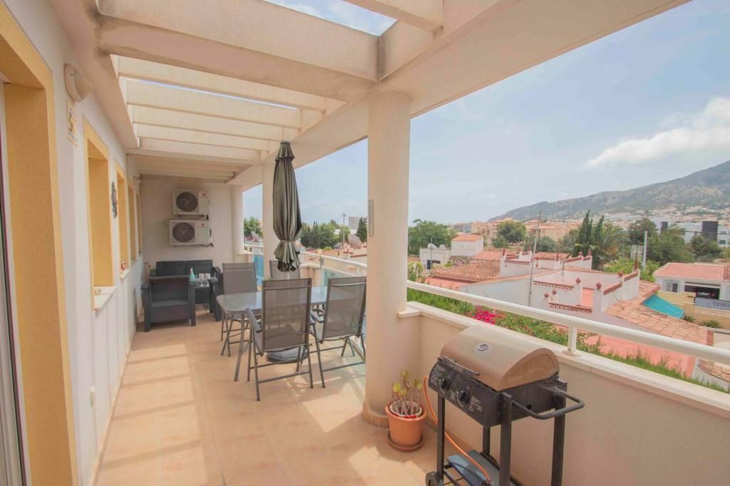 Terrace of Flat for sale in L'Alfàs del Pi  with Air Conditioner, Furnished and Community pool