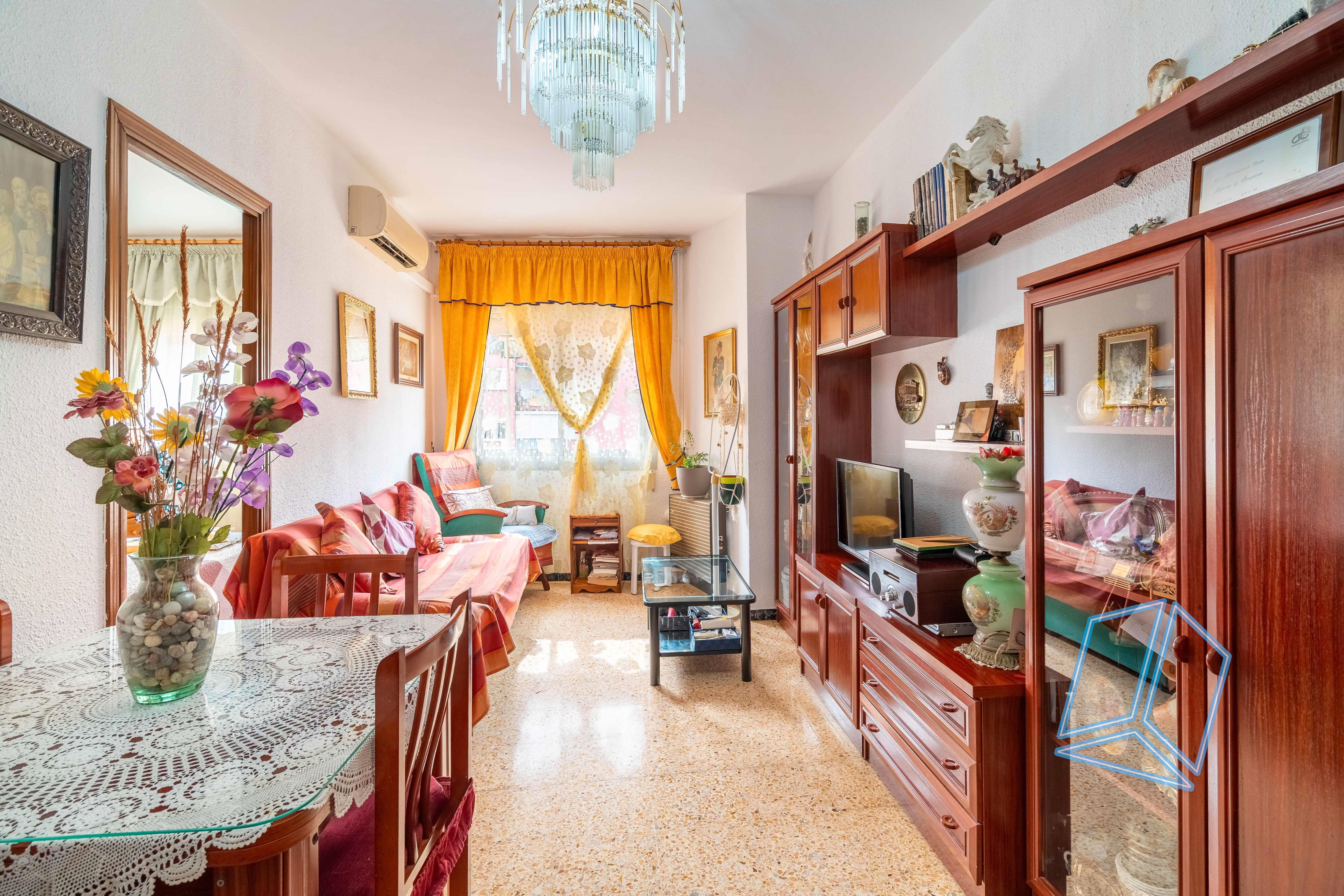 Living room of Attic for sale in  Barcelona Capital  with Heating