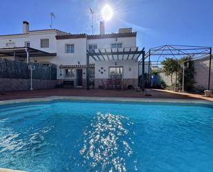Swimming pool of Single-family semi-detached for sale in Almogía  with Terrace, Swimming Pool and Furnished
