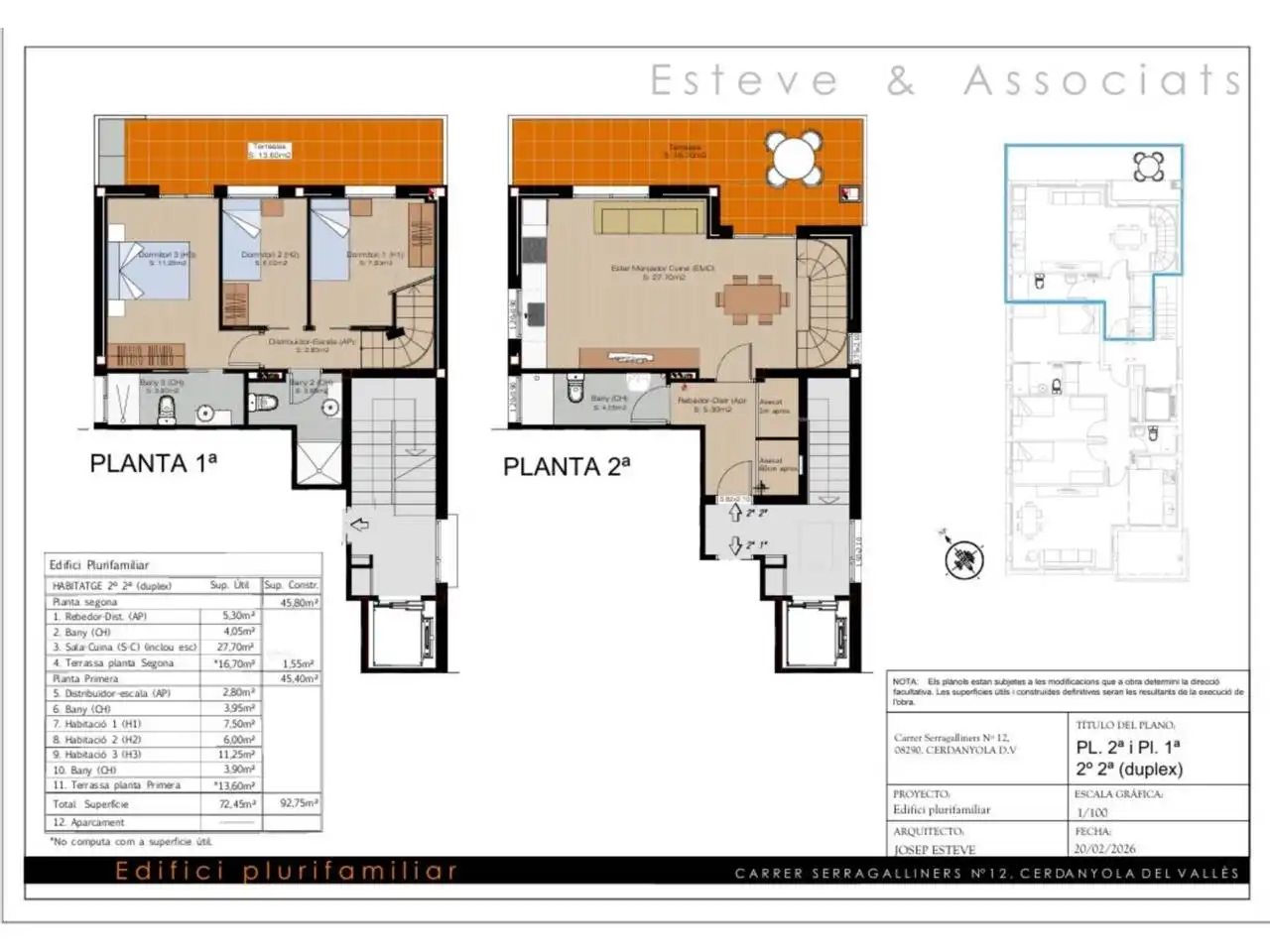 Ático en venta en Cerdanyola del Vallès con Parquet y Terraza