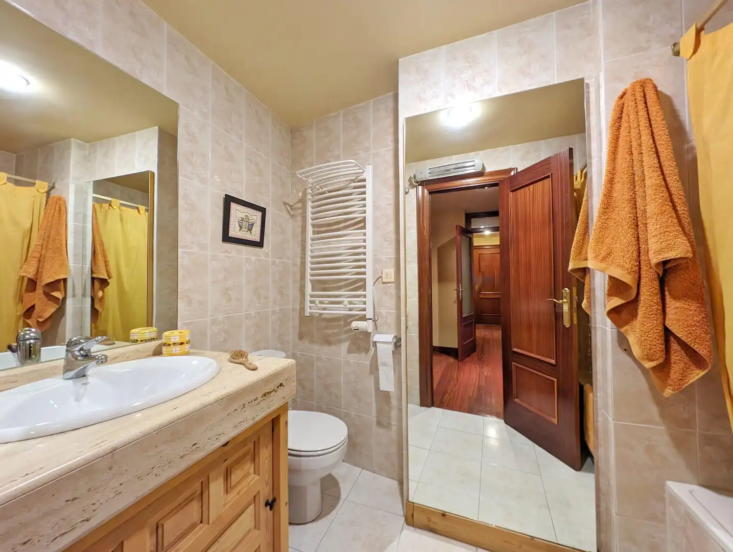Baño de Apartamento en venta en Valgañón con Calefacción y Amueblado