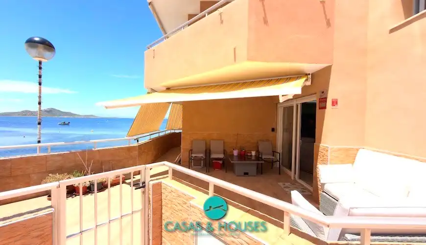 Terrace of Apartments for sale in La Manga del Mar Menor  with Air Conditioner, Heating and Terrace