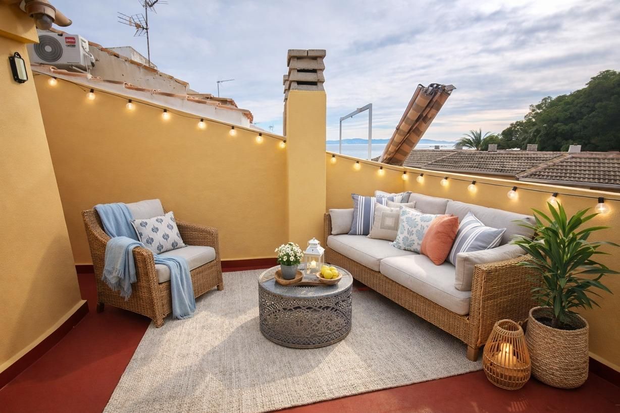 Terraza de Ático en venta en San Pedro del Pinatar con Jardín privado, Terraza y Balcón