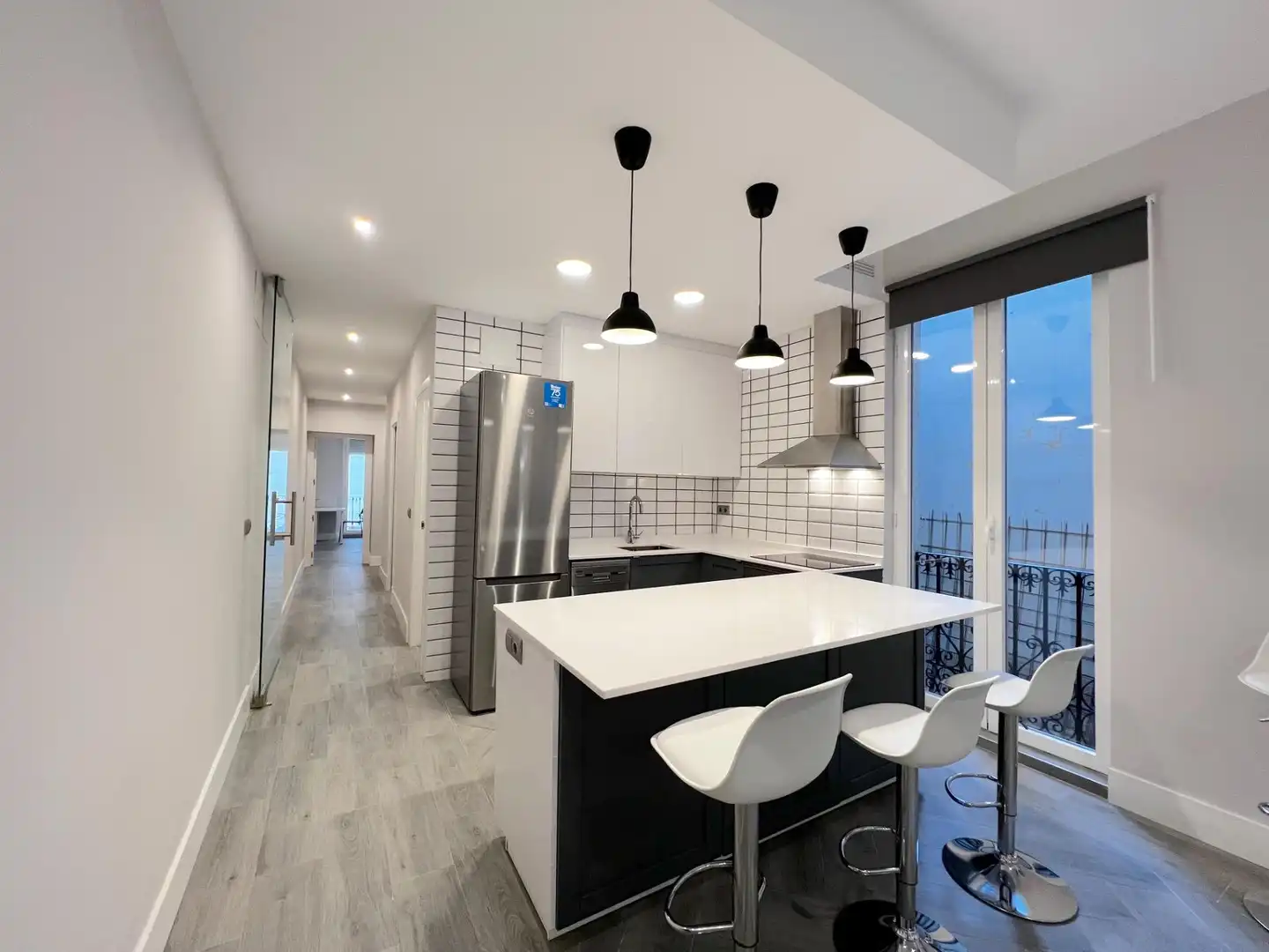Kitchen of Flat for rent in Barrio de Salamanca