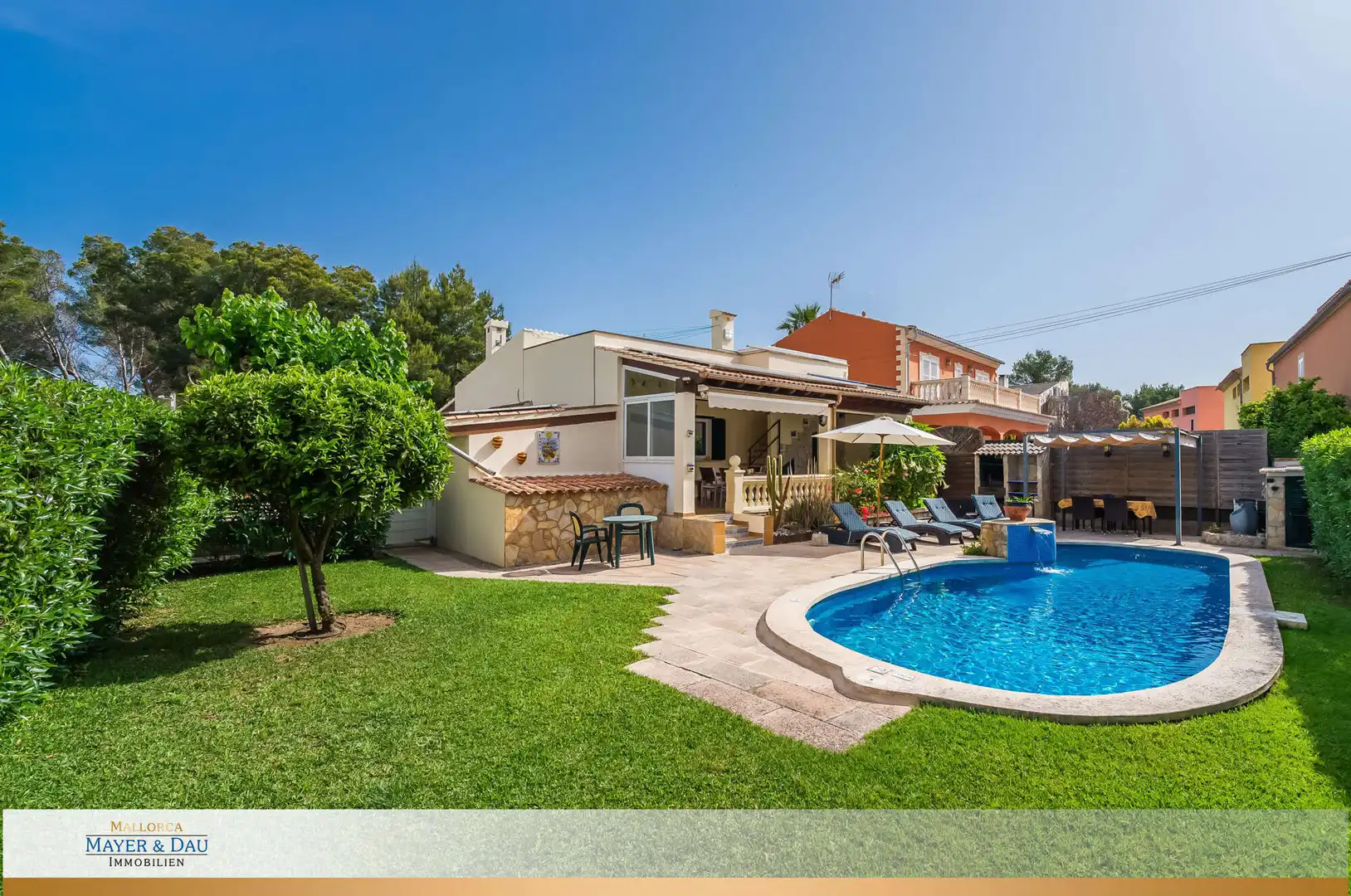 Garden of Houses for rent in Alcúdia  with Air Conditioner, Heating and Terrace