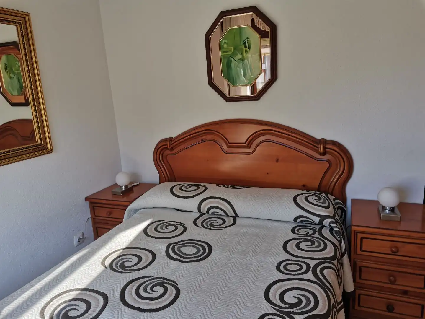Schlafzimmer von Wohnung zur Miete in Noja mit Heizung, Privatgarten und Terrasse