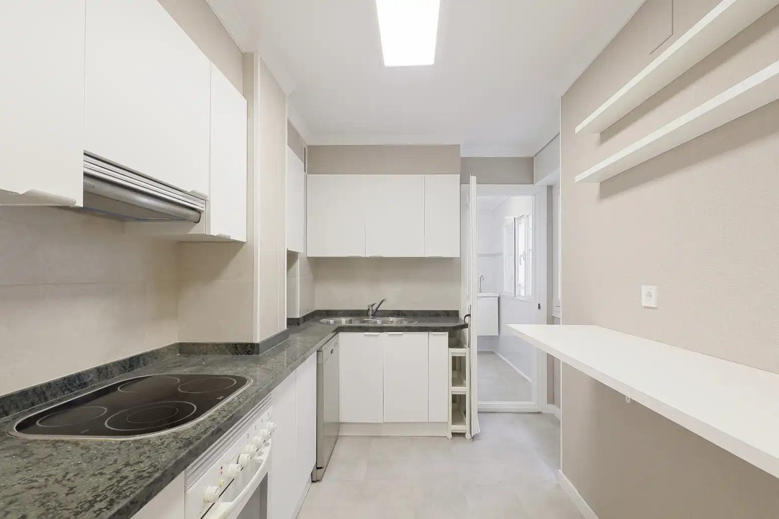 Kitchen of Flat for sale in Gijón   with Heating, Parquet flooring and Storage room