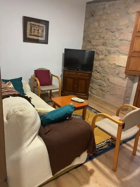 Sala de estar de Finca rústica de alquiler en Cabezón de la Sal con Trastero, Amueblado y Horno