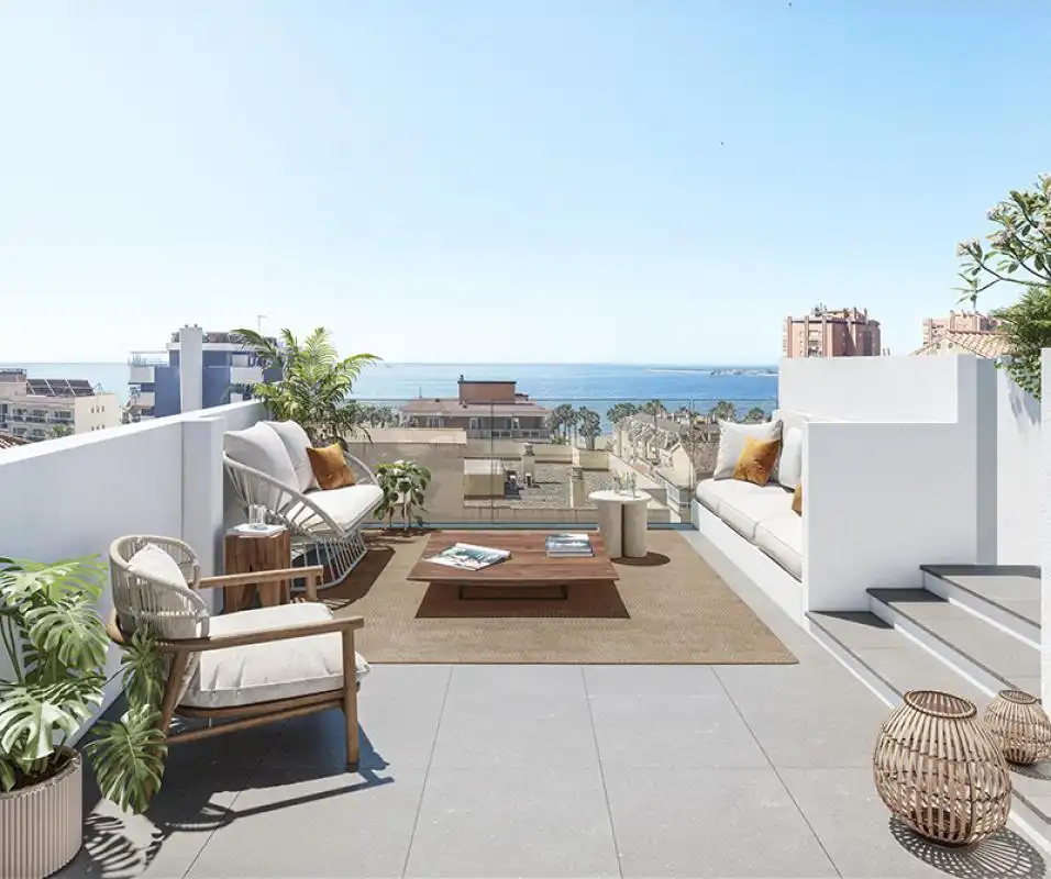 Terrasse von Maisonette zum Verkauf in Málaga mit Klimaanlage und Terrasse