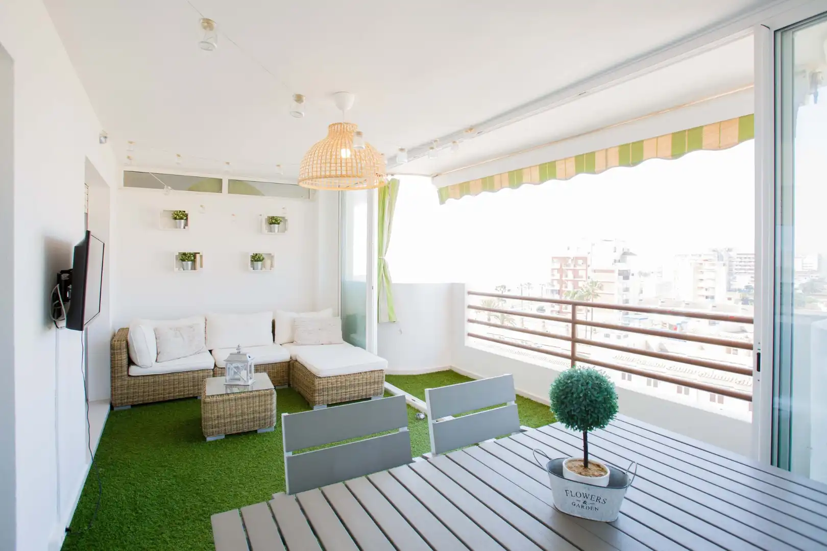 Terrace of Apartments for sale in Peñíscola / Peníscola  with Terrace, Swimming Pool and Furnished