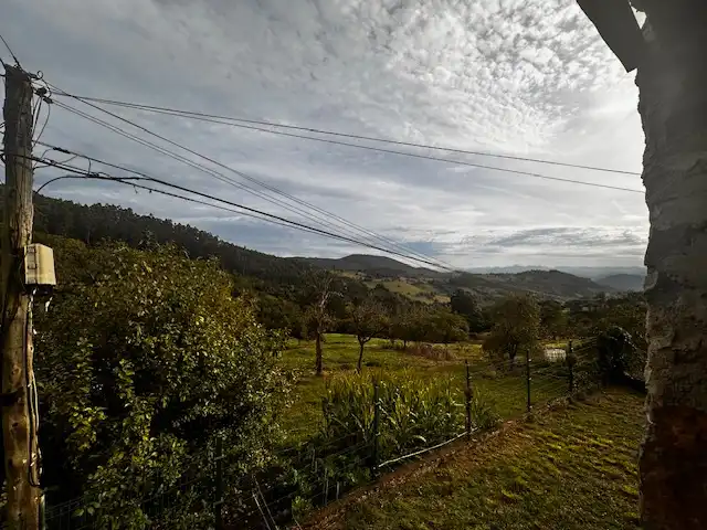 Vista exterior de Casa adosada en venta en Candamo con Calefacción, Jardín privado y Terraza