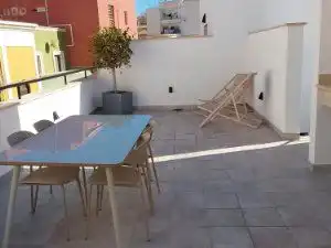 Terrace of Flat for rent in Almería  with Air Conditioner, Heating and Terrace