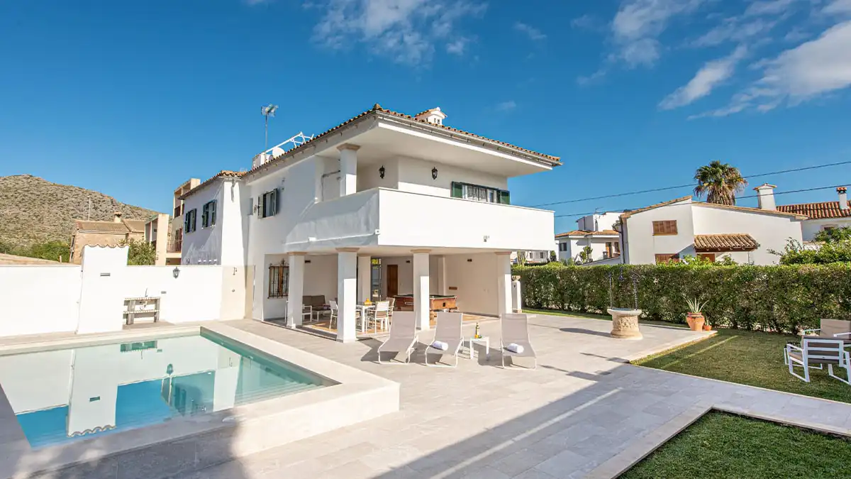 Exterior view of Houses for sale in Pollença  with Air Conditioner, Private garden and Terrace
