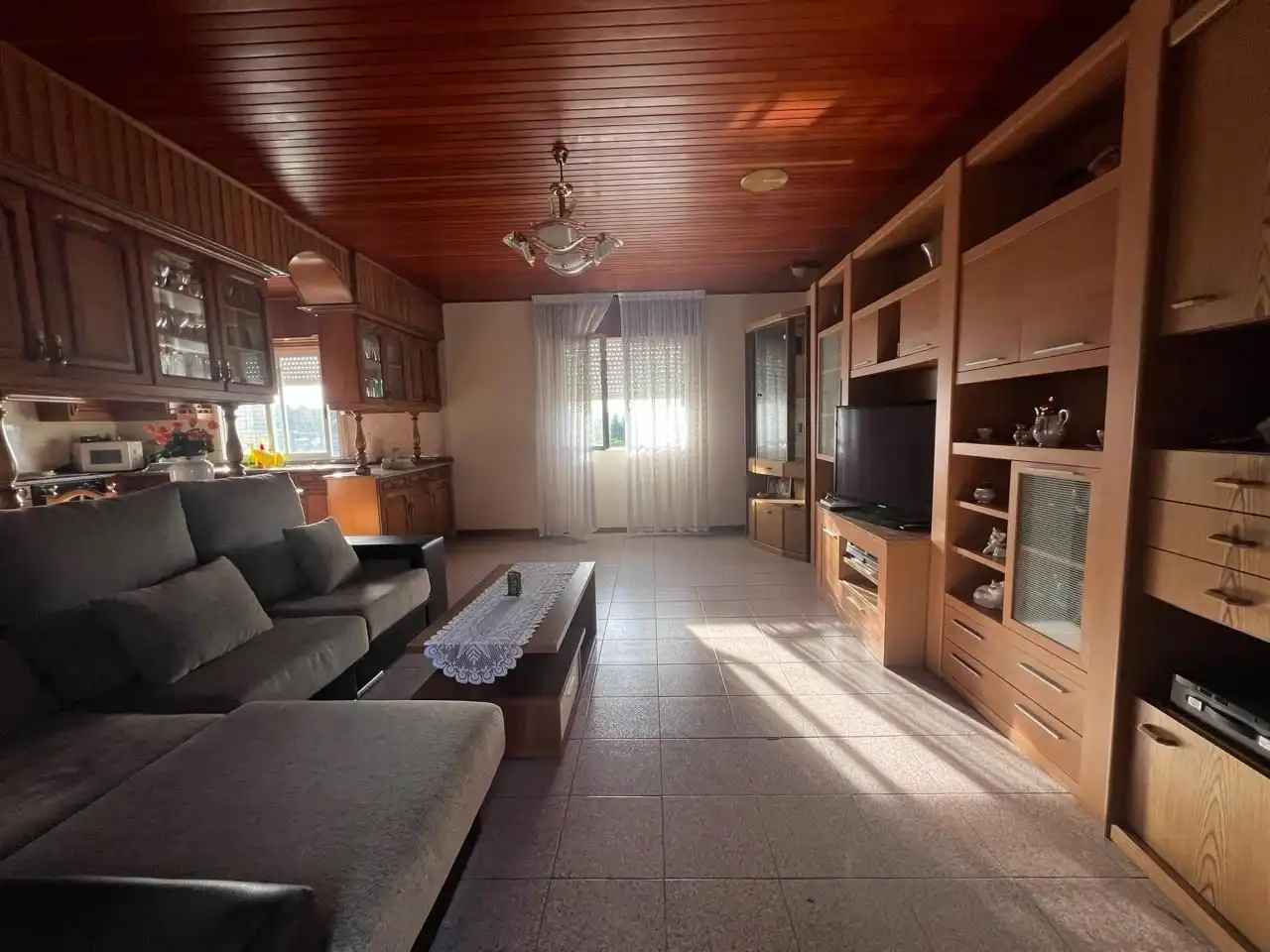 Living room of Houses for sale in Ourense Capital   with Heating, Terrace and Swimming Pool