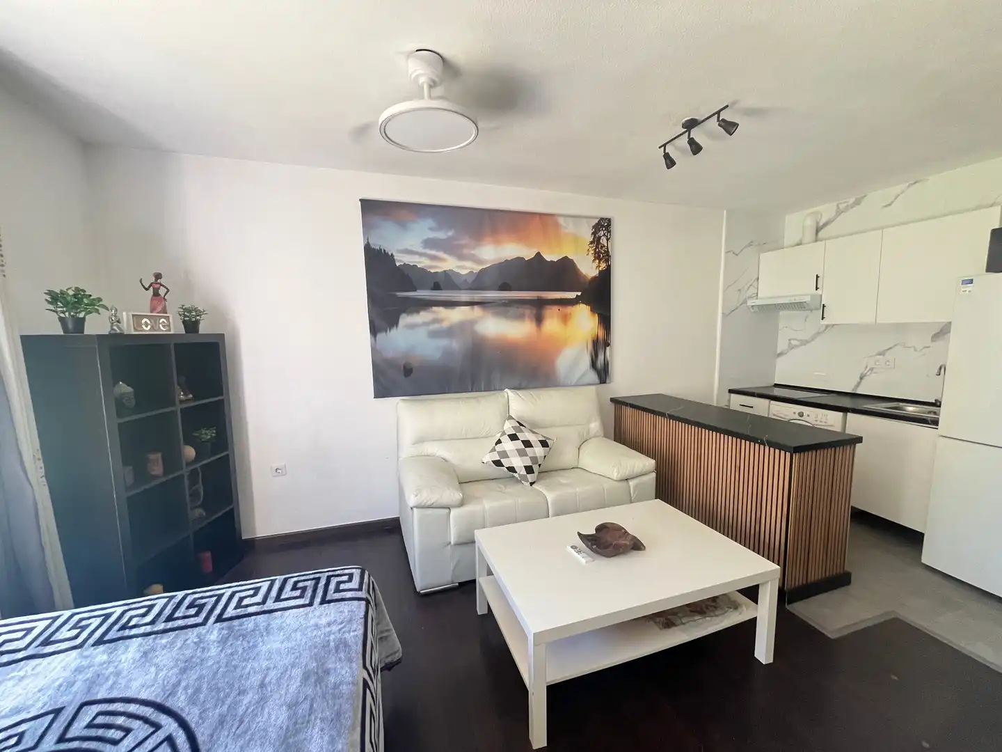 Sala de estar de Estudio en venta en Marbella con Amueblado, Lavadora y Piscina comunitaria