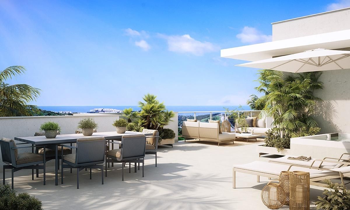 Terrassa de Apartament en venda en Casares amb Aire condicionat, Jardí privat i Terrassa