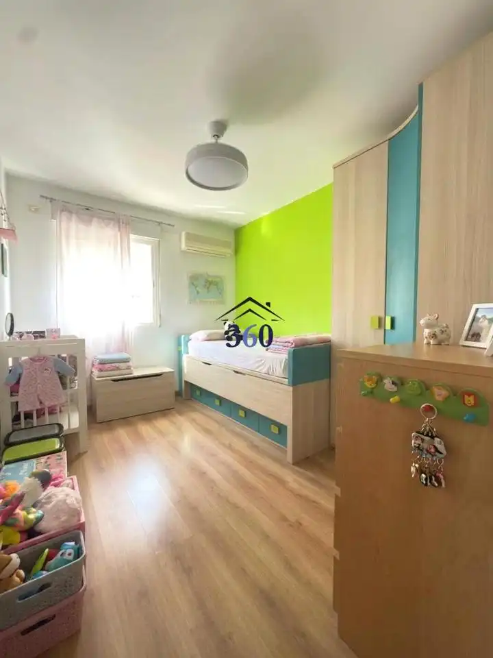 Schlafzimmer von Haus oder Chalet zur Miete in Cáceres mit Klimaanlage