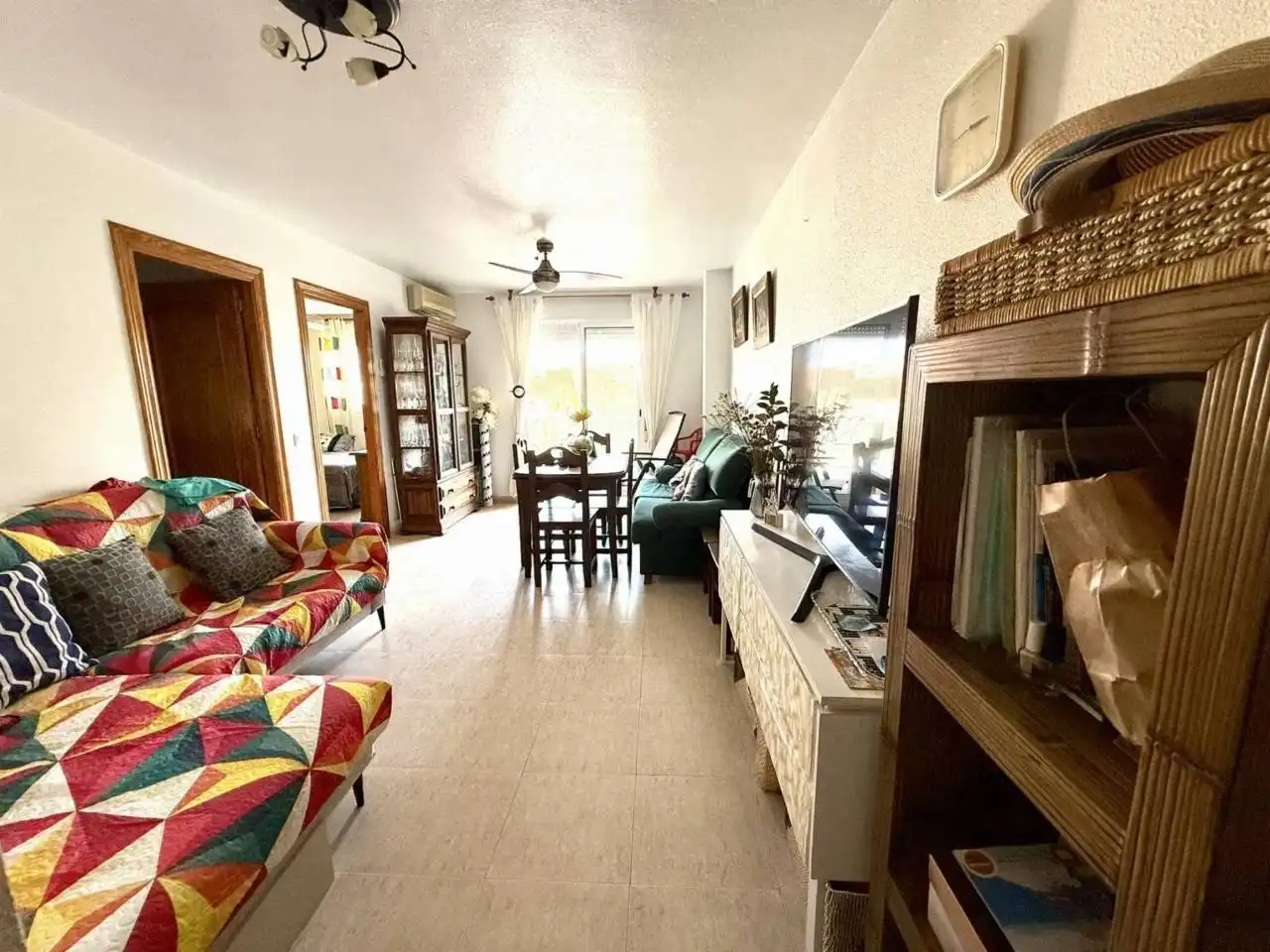 Sala d'estar de Apartament en venda en El Ejido amb Aire condicionat i Terrassa