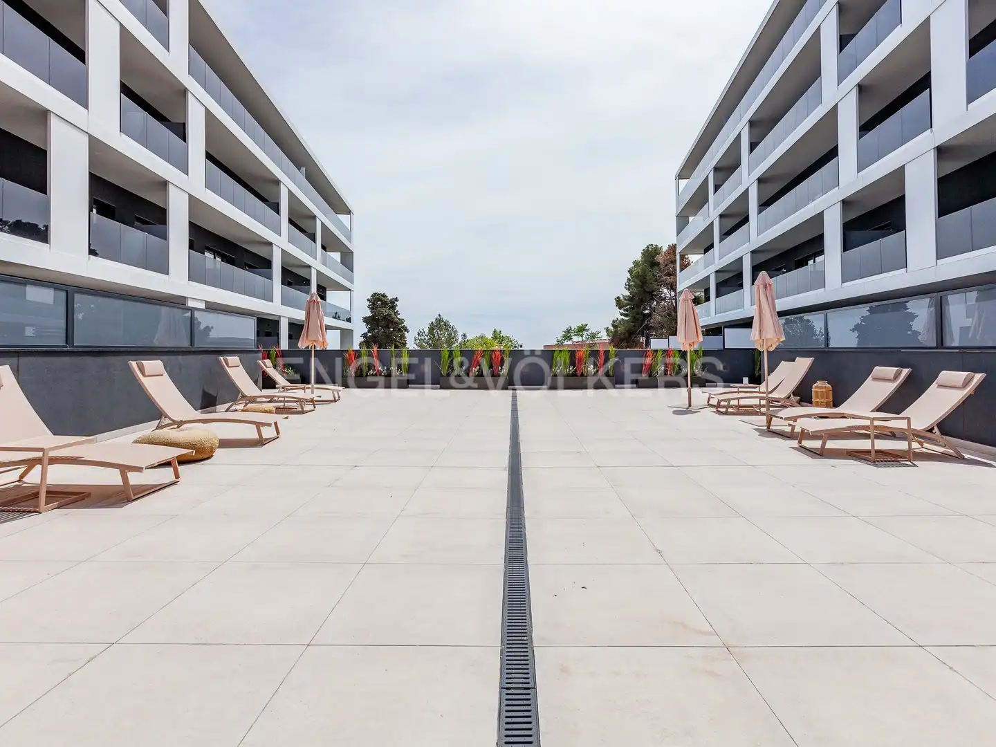 Terraza de Piso de alquiler en Esplugues de Llobregat con Aire acondicionado, Calefacción y Jardín privado