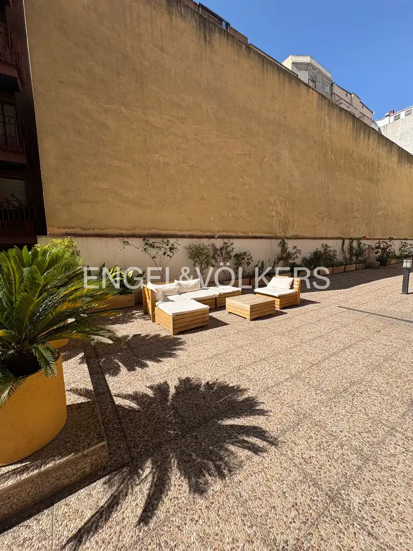 Terrasse von Wohnung zur Miete in Madrid mit Klimaanlage, Heizung und Schwimmbad