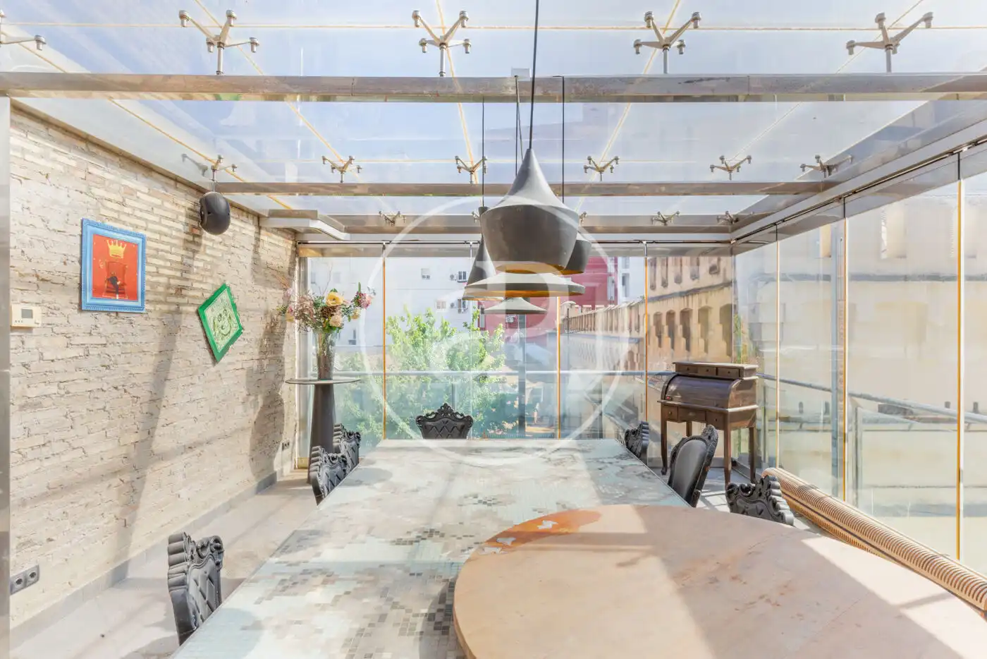Terrasse von Einfamilien-Reihenhaus zum Verkauf in Valencia mit Klimaanlage, Heizung und Terrasse