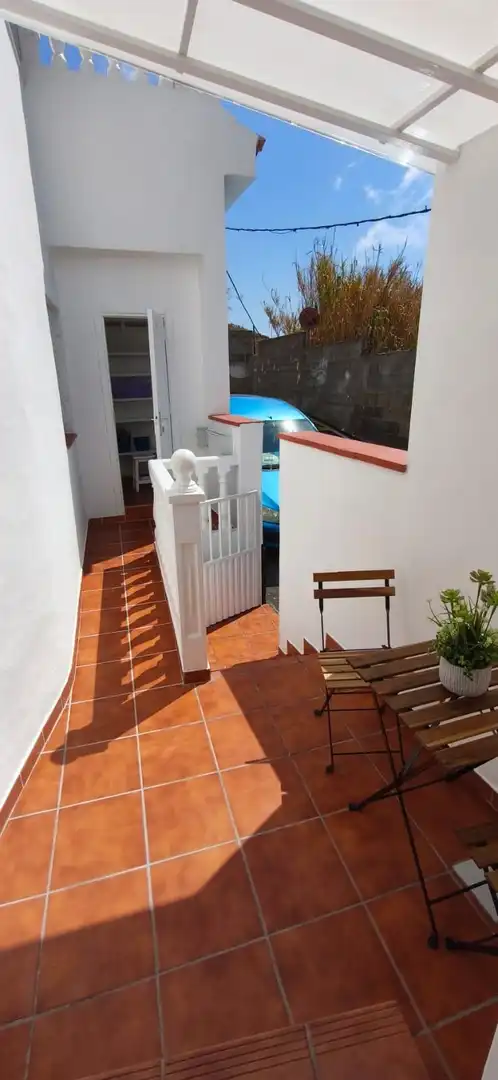 Terraza de Piso de alquiler en San Cristóbal de la Laguna con Terraza y Amueblado