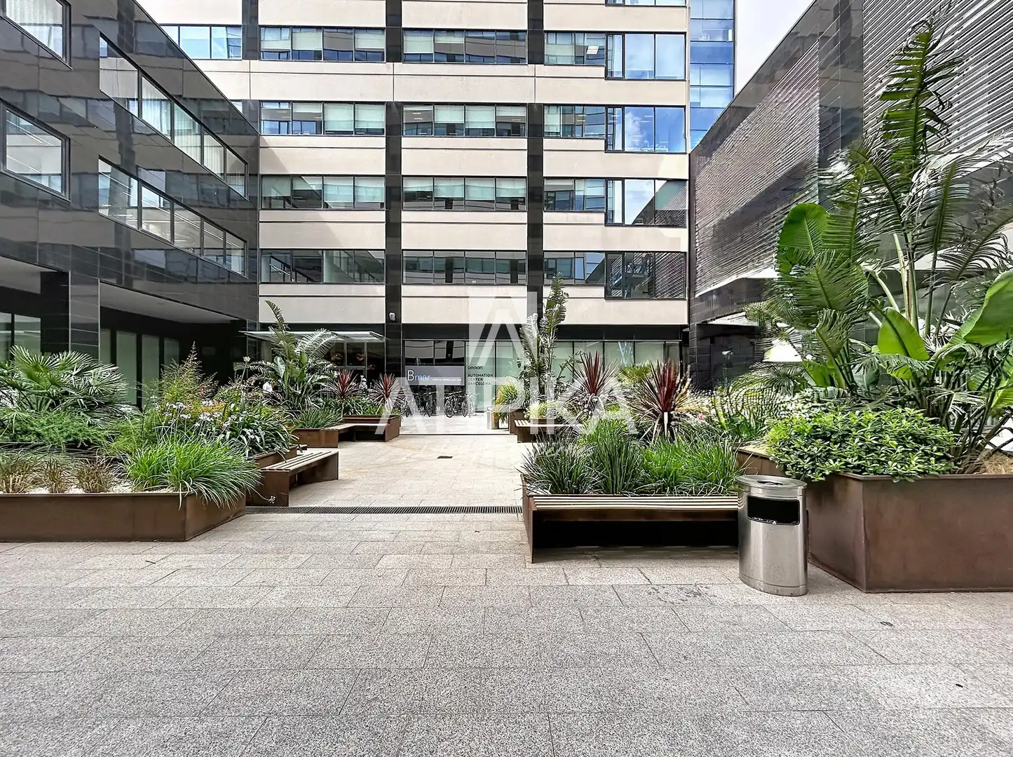 Terrasse von Büro zur Miete in Barcelona mit Klimaanlage
