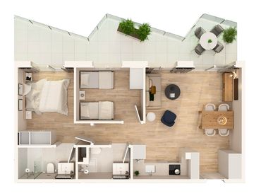 Appartement compact neuf avec balcon à vendre à Carrer Granada 21