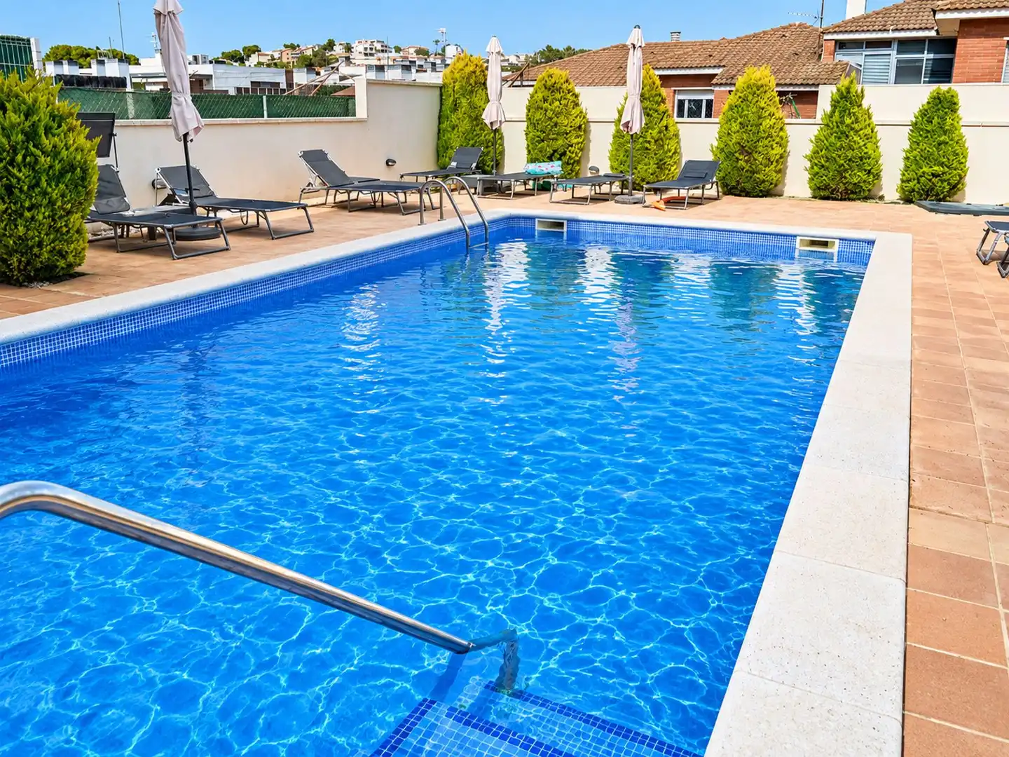 Swimming pool of Flat for sale in Calafell  with Air Conditioner, Heating and Terrace
