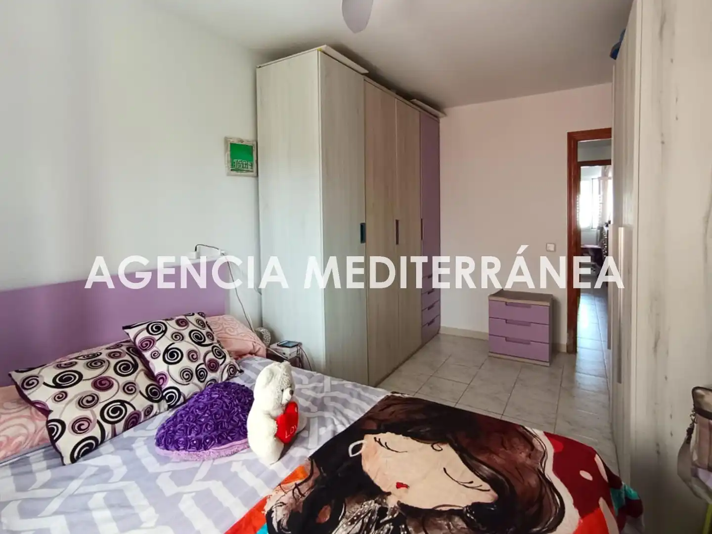 Dormitori de Apartament en venda en Santa Eulària des Riu amb Aire condicionat, Calefacció i Jardí privat