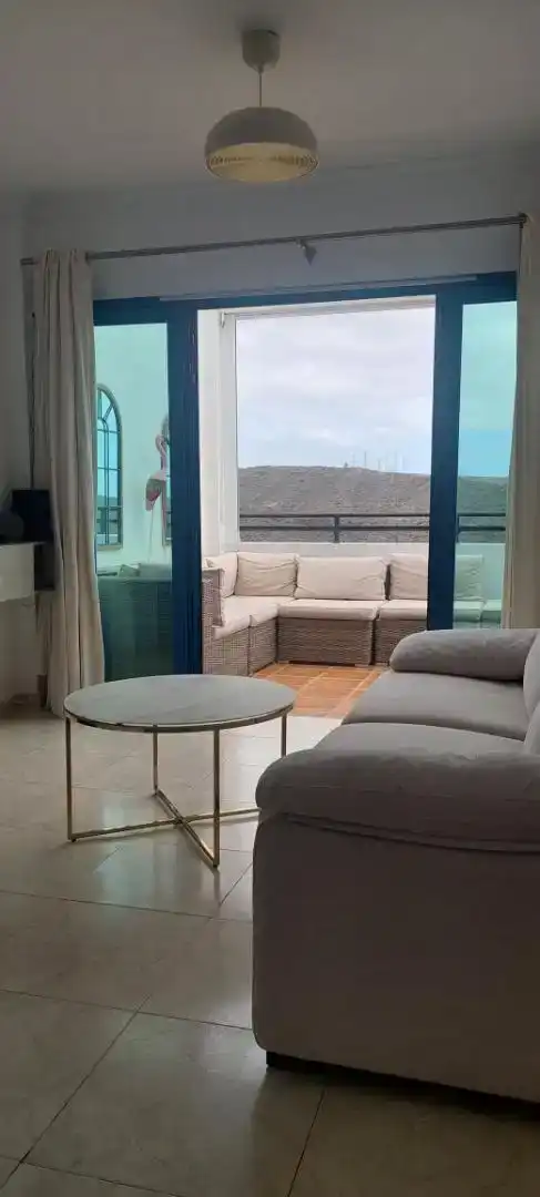 Terrace of Flat for sale in Mogán  with Air Conditioner, Private garden and Swimming Pool