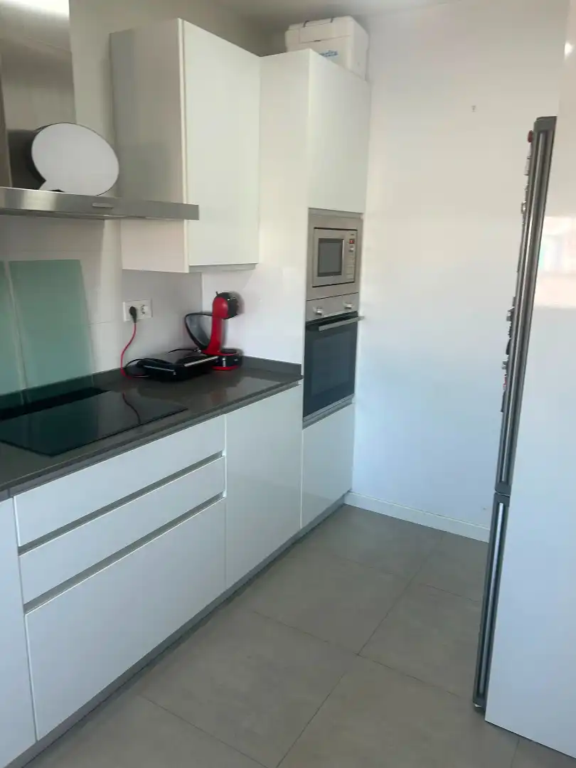 Cocina de Casa adosada en venta en Bormujos con Aire acondicionado, Jardín privado y Terraza