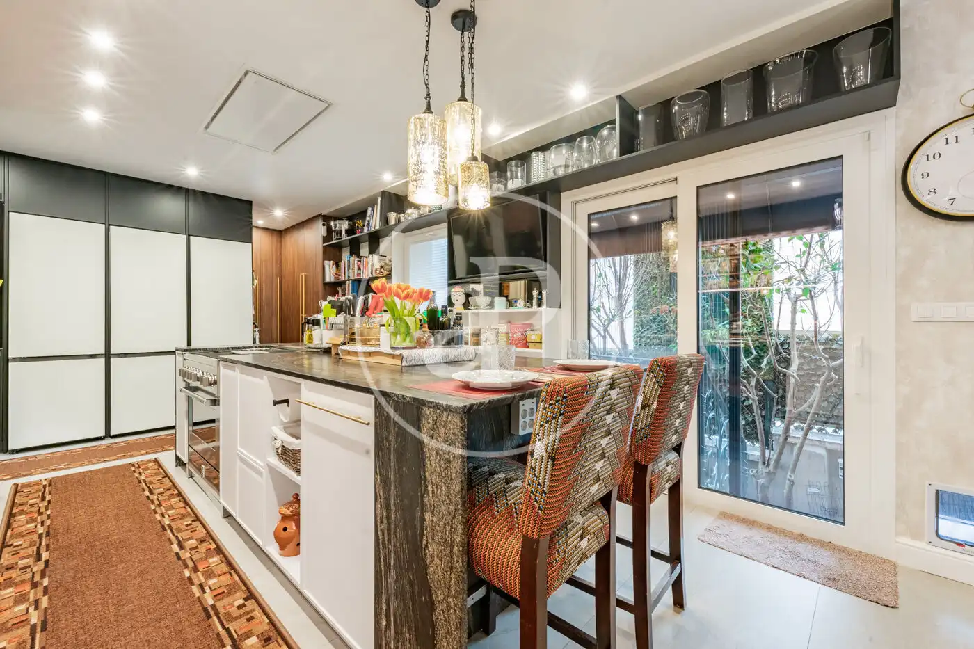 Küche von Haus oder Chalet zum Verkauf in Madrid mit Klimaanlage, Heizung und Privatgarten