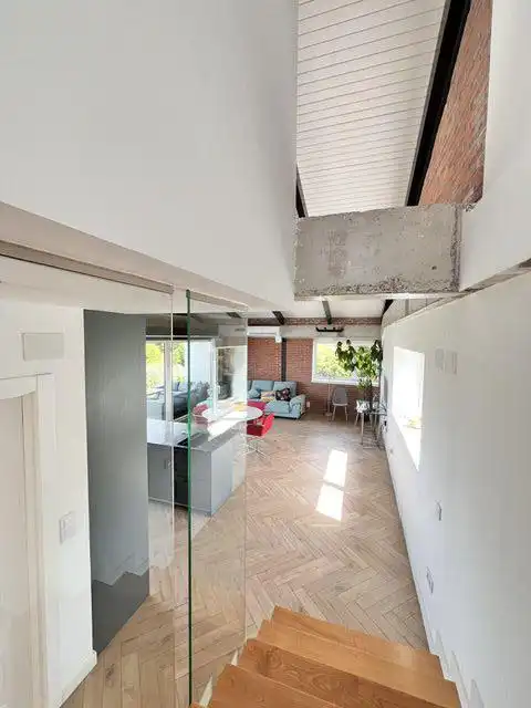 Sala d'estar de Casa o xalet en venda en Gijón  amb Calefacció i Terrassa