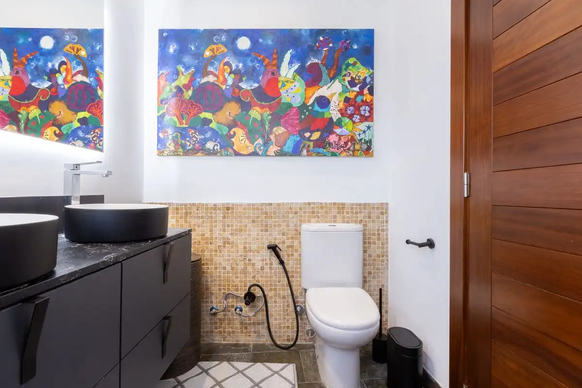 Baño de Ático de alquiler en Valencia con Aire acondicionado, Calefacción y Terraza