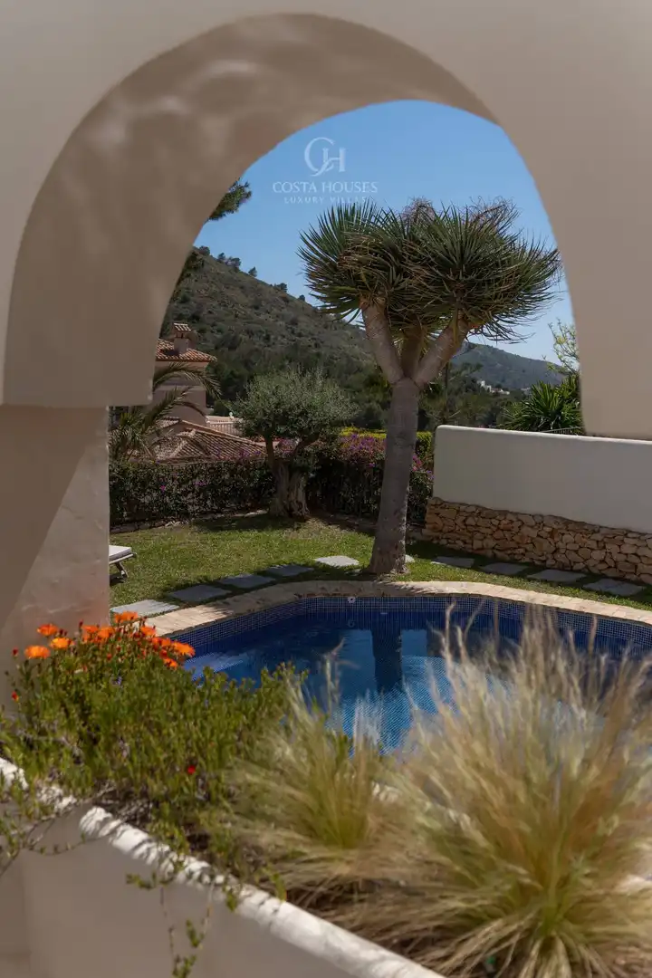 Jardí de Casa o xalet en venda en Moraira amb Aire condicionat, Calefacció i Jardí privat